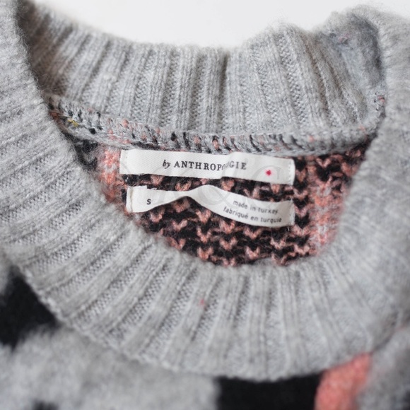 Anthropologie Gisella Cheetah Sweater, Small, Like new! - Picture 4 of 5